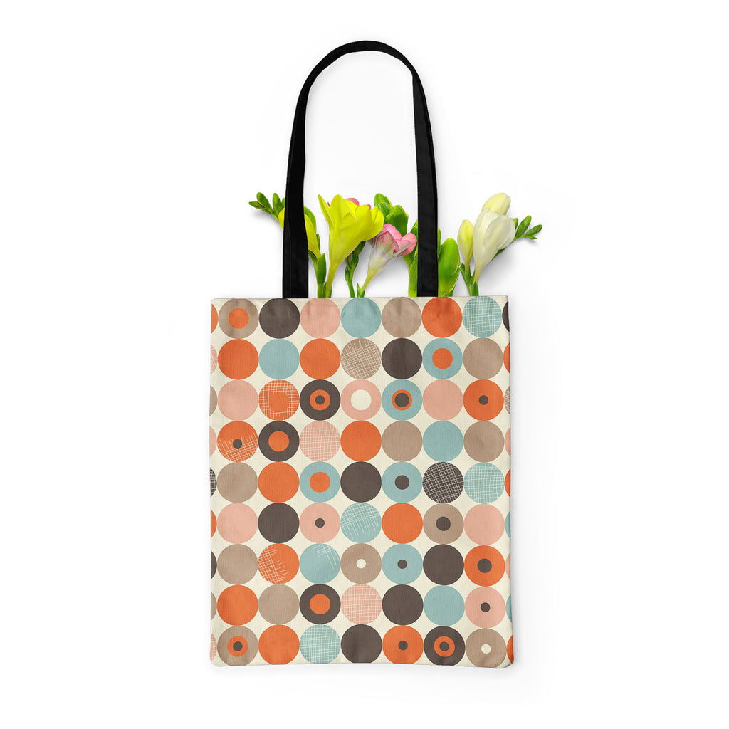 Abstract Retro D2 Tote Bag Shoulder Purse | Multipurpose - Tote Bags Basic - ArtzFolio.com