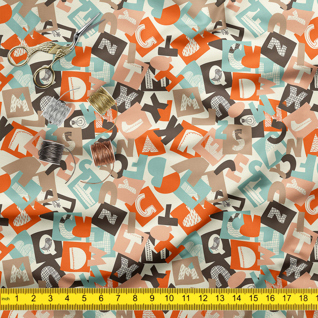 Alphabet Upholstery Fabric by Metre | For Sofa, Curtains, Cushions, Furnishing, Craft, Dress Material-Upholstery Fabrics-FAB_RW-IC 5007265 IC 5007265, Abstract Expressionism, Abstracts, Alphabets, Ancient, Art and Paintings, Black, Black and White, Calligraphy, Decorative, Digital, Digital Art, Drawing, Education, English, Graffiti, Graphic, Historical, Illustrations, Medieval, Patterns, Retro, Schools, Semi Abstract, Signs, Signs and Symbols, Sketches, Symbols, Text, Typography, Universities, Vintage, Whit