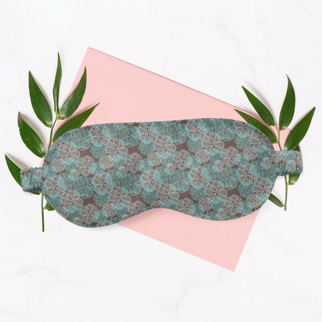 Clover Sleeping Eye Pad Blackout Eye Cover | Soft Anti-Allergic Eco-Friendly Natural Mulberry Silk Fabric-Sleep Masks-MSK_SL_BS-IC 5007267 IC 5007267, Abstract Expressionism, Abstracts, Ancient, Art and Paintings, Black, Black and White, Botanical, Culture, Decorative, Ethnic, Floral, Flowers, Historical, Illustrations, Medieval, Nature, Patterns, Semi Abstract, Traditional, Tribal, Vintage, Wedding, White, Wooden, World Culture, clover, sleeping, eye, pad, blackout, cover, soft, anti-allergic, eco-friendly