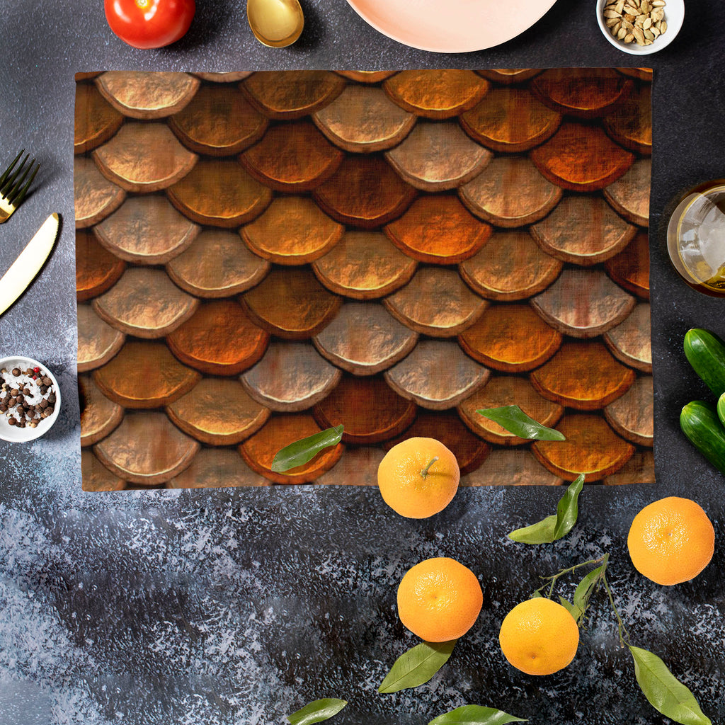 Rusted Body Armor Table Mat Placemat-Table Place Mats Fabric-MAT_TB-IC 5007268 IC 5007268, Ancient, Circle, Medieval, Patterns, Vintage, Metallic, rusted, body, armor, table, mat, placemat, fish, scales, scale, skin, background, chain, chivalry, chrome, circles, circular, gray, heavy, iron, knight, lizard, mail, metal, order, pattern, plate, protection, protective, reptile, ring, roof, rough, rounded, safety, seamless, security, shell, shiny, silver, snake, steel, strength, structure, texture, textured, til