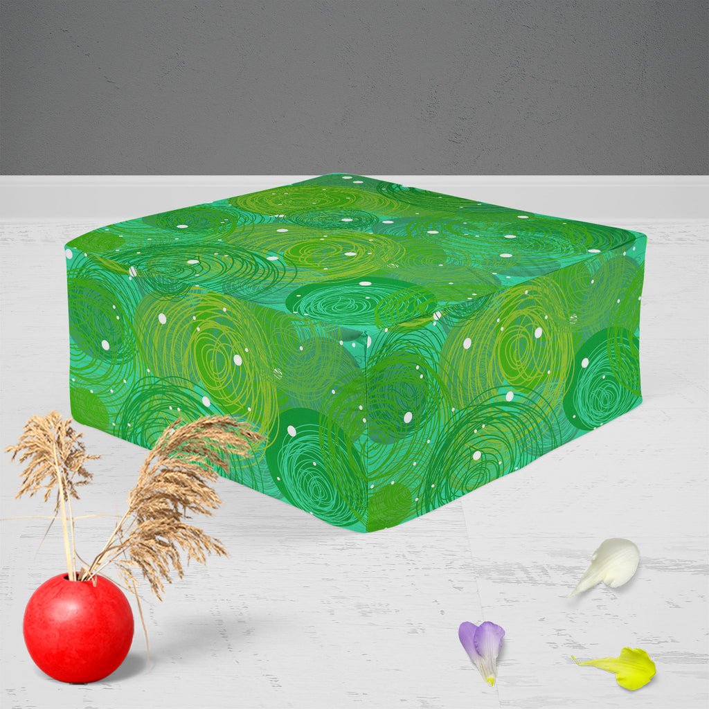Green Bubble Footstool Footrest Puffy Pouffe Ottoman Bean Bag | Canvas Fabric-Footstools-FST_CB_BN-IC 5007269 IC 5007269, Abstract Expressionism, Abstracts, Art and Paintings, Black and White, Circle, Drawing, Hand Drawn, Patterns, Semi Abstract, Signs, Signs and Symbols, White, green, bubble, footstool, footrest, puffy, pouffe, ottoman, bean, bag, canvas, fabric, abstract, background, art, artistic, artwork, blue, childish, cute, decor, design, doodle, dreamy, ecological, ellipse, environmental, grass, han