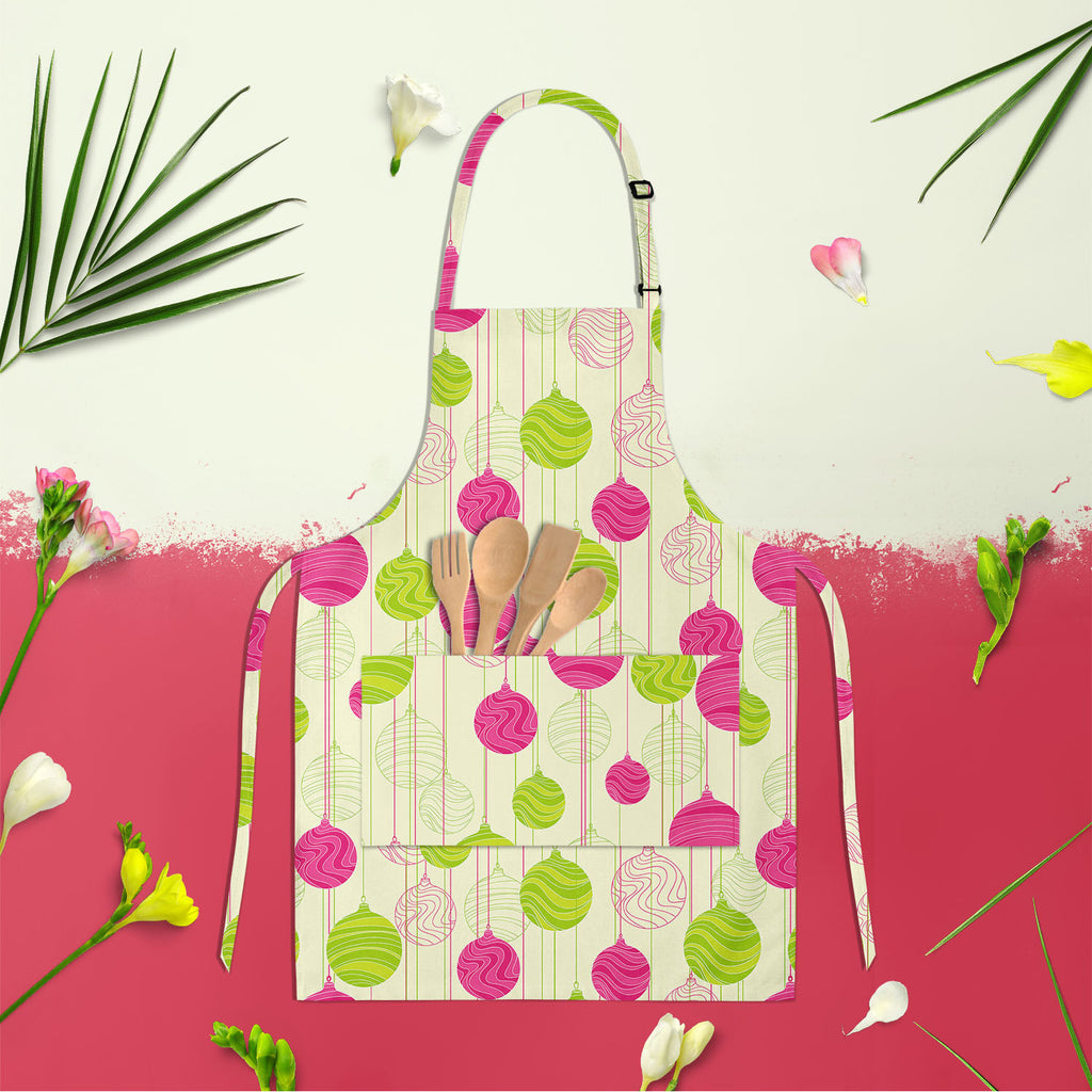 Christmas Balls Apron | Adjustable, Free Size & Waist Tiebacks-Aprons Neck to Knee-APR_NK_KN-IC 5007271 IC 5007271, Abstract Expressionism, Abstracts, Ancient, Animated Cartoons, Art and Paintings, Books, Caricature, Cartoons, Christianity, Digital, Digital Art, Drawing, Festivals and Occasions, Festive, Graphic, Historical, Holidays, Illustrations, Medieval, Patterns, Retro, Seasons, Semi Abstract, Signs, Signs and Symbols, Vintage, christmas, balls, apron, adjustable, free, size, waist, tiebacks, tree, ab