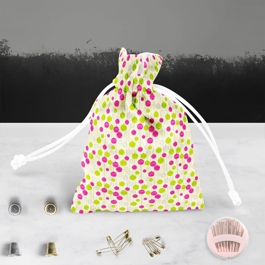 Christmas Balls Pouch Wrist Potli Bag | Bag for Weddings & Casual Parties-Drawstring Pouches-PCH_FB_DS-IC 5007271 IC 5007271, Abstract Expressionism, Abstracts, Ancient, Animated Cartoons, Art and Paintings, Books, Caricature, Cartoons, Christianity, Digital, Digital Art, Drawing, Festivals and Occasions, Festive, Graphic, Historical, Holidays, Illustrations, Medieval, Patterns, Retro, Seasons, Semi Abstract, Signs, Signs and Symbols, Vintage, christmas, balls, pouch, wrist, potli, bag, for, weddings, casua