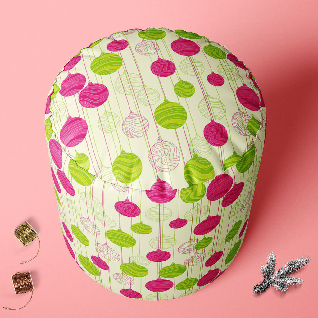 Christmas Balls Footstool Footrest Puffy Pouffe Ottoman Bean Bag | Canvas Fabric-Footstools-FST_CB_BN-IC 5007271 IC 5007271, Abstract Expressionism, Abstracts, Ancient, Animated Cartoons, Art and Paintings, Books, Caricature, Cartoons, Christianity, Digital, Digital Art, Drawing, Festivals and Occasions, Festive, Graphic, Historical, Holidays, Illustrations, Medieval, Patterns, Retro, Seasons, Semi Abstract, Signs, Signs and Symbols, Vintage, christmas, balls, footstool, footrest, puffy, pouffe, ottoman, be