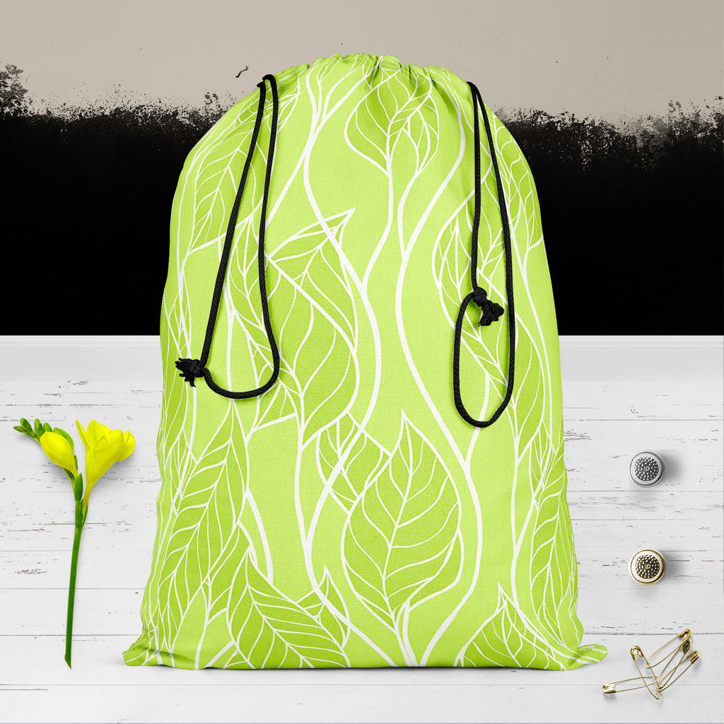 Spring Leaves D2 Reusable Sack Bag | Bag for Gym, Storage, Vegetable & Travel-Drawstring Sack Bags-SCK_FB_DS-IC 5007272 IC 5007272, Abstract Expressionism, Abstracts, Ancient, Art and Paintings, Black, Black and White, Botanical, Decorative, Fashion, Floral, Flowers, Historical, Illustrations, Medieval, Nature, Patterns, Retro, Scenic, Seasons, Semi Abstract, Vintage, spring, leaves, d2, reusable, sack, bag, for, gym, storage, vegetable, travel, pattern, leaf, seamless, abstract, background, art, autumn, ba