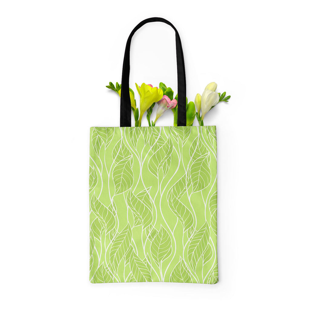 Spring Leaves D2 Tote Bag Shoulder Purse | Multipurpose-Tote Bags Basic-TOT_FB_BS-IC 5007272 IC 5007272, Abstract Expressionism, Abstracts, Ancient, Art and Paintings, Black, Black and White, Botanical, Decorative, Fashion, Floral, Flowers, Historical, Illustrations, Medieval, Nature, Patterns, Retro, Scenic, Seasons, Semi Abstract, Vintage, spring, leaves, d2, tote, bag, shoulder, purse, multipurpose, pattern, leaf, seamless, abstract, background, art, autumn, backdrop, botany, color, decor, element, fabri