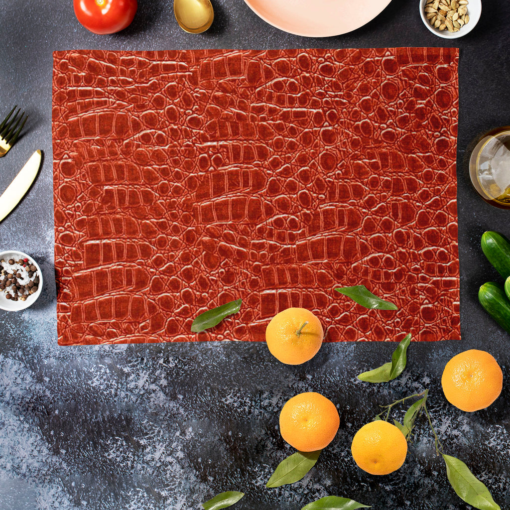 Crocodile Hide D3 Table Mat Placemat-Table Place Mats Fabric-MAT_TB-IC 5007274 IC 5007274, Animals, Digital, Digital Art, Graphic, Nature, Patterns, Scenic, crocodile, hide, d3, table, mat, placemat, alligator, animal, background, belt, boots, gator, leather, photographic, purse, reptile, seamless, shoes, skin, texture, tile, wallet, artzfolio, table mats for dining table, table mat, table mats, placemats, placemats set of 6, dinning table mat, table mats set of 6, table placemats set of 6, dining mats set 