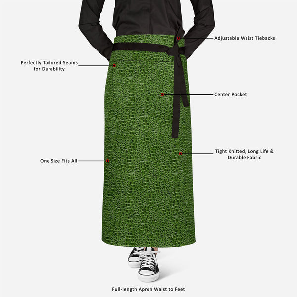 Crocodile Hide Apron | Adjustable, Free Size & Waist Tiebacks-Aprons Waist to Knee-APR_WS_FT-IC 5007275 IC 5007275, Animals, Digital, Digital Art, Graphic, Nature, Patterns, Scenic, crocodile, hide, full-length, apron, satin, fabric, adjustable, waist, tiebacks, alligator, animal, background, belt, boots, gator, leather, photographic, purse, reptile, seamless, shoes, skin, texture, tile, wallet, artzfolio, kitchen apron, white apron, kids apron, cooking apron, chef apron, aprons for men, aprons for women, k