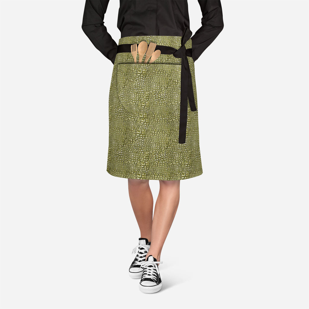 Alligator Hide Apron | Adjustable, Free Size & Waist Tiebacks-Apron Waist to Feet-APR_WS_KN-IC 5007276 IC 5007276, Animals, Digital, Digital Art, Graphic, Nature, Patterns, Scenic, alligator, hide, apron, adjustable, free, size, waist, tiebacks, animal, background, belt, boots, crocodile, gator, leather, photographic, purse, reptile, seamless, shoes, skin, texture, tile, artzfolio, kitchen apron, white apron, kids apron, cooking apron, chef apron, aprons for men, aprons for women, kitchen dress, cotton apro