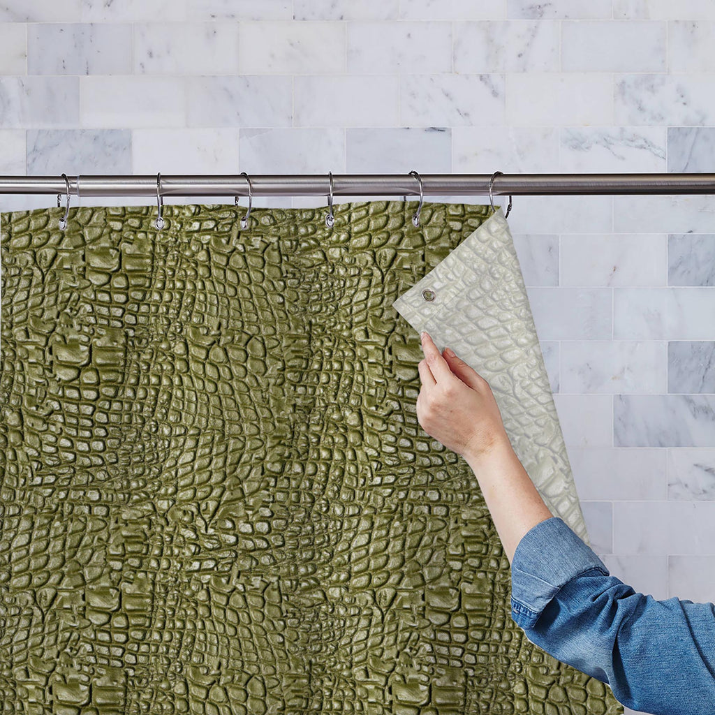 Alligator Hide Washable Waterproof Shower Curtain-Shower Curtains-CUR_SH-IC 5007276 IC 5007276, Animals, Digital, Digital Art, Graphic, Nature, Patterns, Scenic, alligator, hide, washable, waterproof, shower, curtain, animal, background, belt, boots, crocodile, gator, leather, photographic, purse, reptile, seamless, shoes, skin, texture, tile, artzfolio, shower curtain, bathroom curtain, eyelet shower curtain, waterproof shower curtain, kids shower curtain, washable curtain, 7feet shower curtain, washroom c