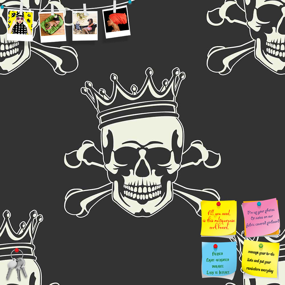 ArtzFolio Crown Skull Printed Bulletin Board Notice Pin Board Soft Board | Frameless-Bulletin Boards Frameless-AZSAO14254016BLB_FL_L-Image Code 5007279 Vishnu Image Folio Pvt Ltd, IC 5007279, ArtzFolio, Bulletin Boards Frameless, Adult, Digital Art, crown, skull, printed, bulletin, board, notice, pin, soft, frameless, the, vector, image, emblem, seamless, pin up board, push pin board, extra large cork board, big pin board, notice board, small bulletin board, cork board, wall notice board, giant cork board, 