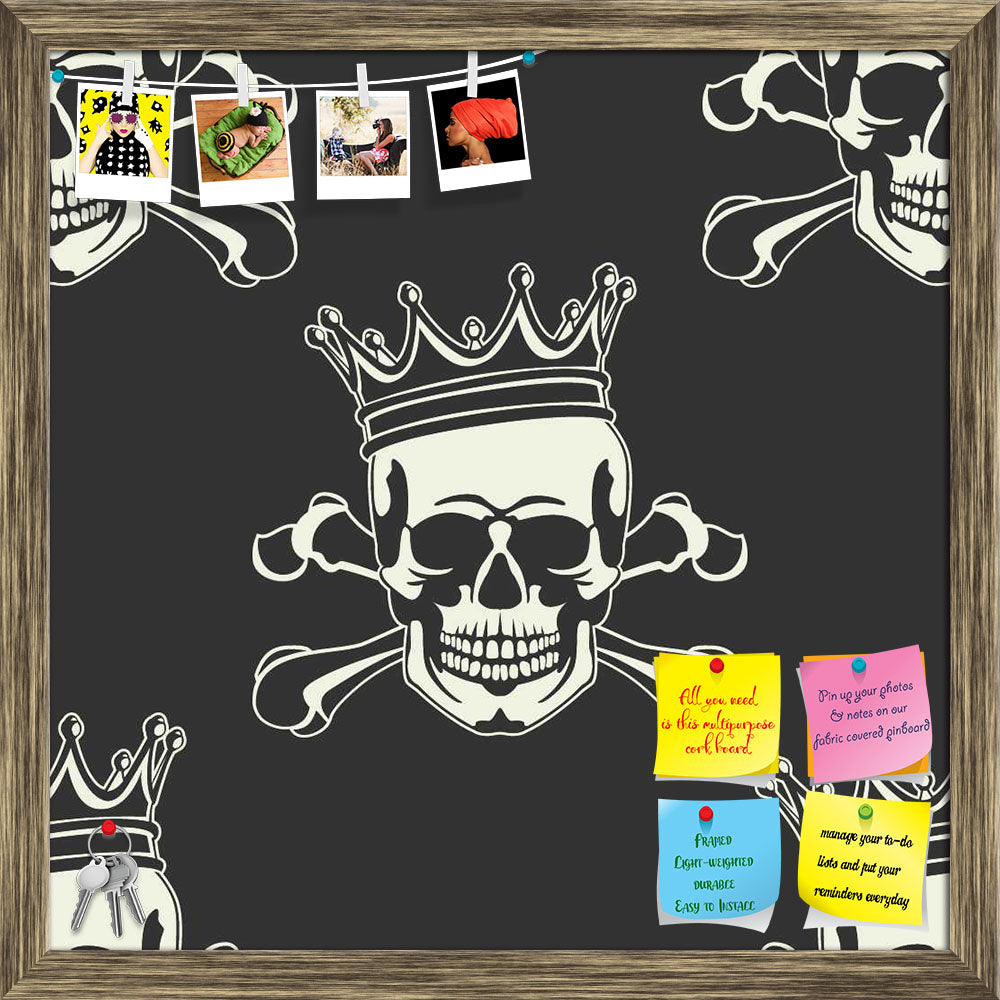 ArtzFolio Crown Skull Printed Bulletin Board Notice Pin Board Soft Board | Framed-Bulletin Boards Framed-AZSAO14254016BLB_FR_L-Image Code 5007279 Vishnu Image Folio Pvt Ltd, IC 5007279, ArtzFolio, Bulletin Boards Framed, Adult, Digital Art, crown, skull, printed, bulletin, board, notice, pin, soft, framed, the, vector, image, emblem, seamless, pin up board, push pin board, extra large cork board, big pin board, notice board, small bulletin board, cork board, wall notice board, giant cork board, bulletin boa