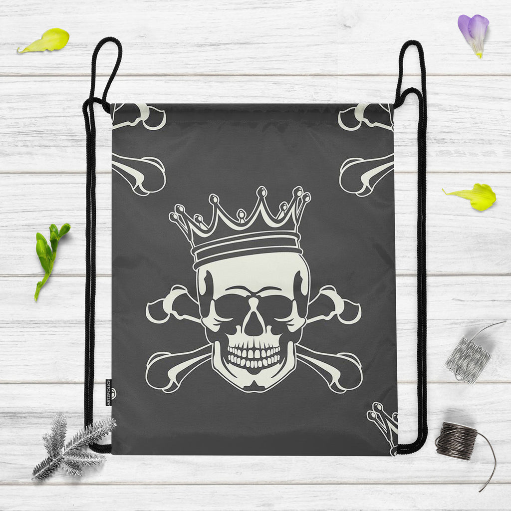 Crown Skull Backpack for Students | College & Travel Bag-Backpacks-BPK_FB_DS-IC 5007279 IC 5007279, Ancient, Animated Cartoons, Art and Paintings, Black, Black and White, Caricature, Cartoons, Fashion, Historical, Icons, Illustrations, Love, Medieval, Patterns, Romance, Signs, Signs and Symbols, Symbols, Vintage, crown, skull, backpack, for, students, college, travel, bag, pattern, seamless, skulls, calavera, with, art, backgrounds, bone, cartoon, castle, decoration, element, fabric, history, icon, illustra