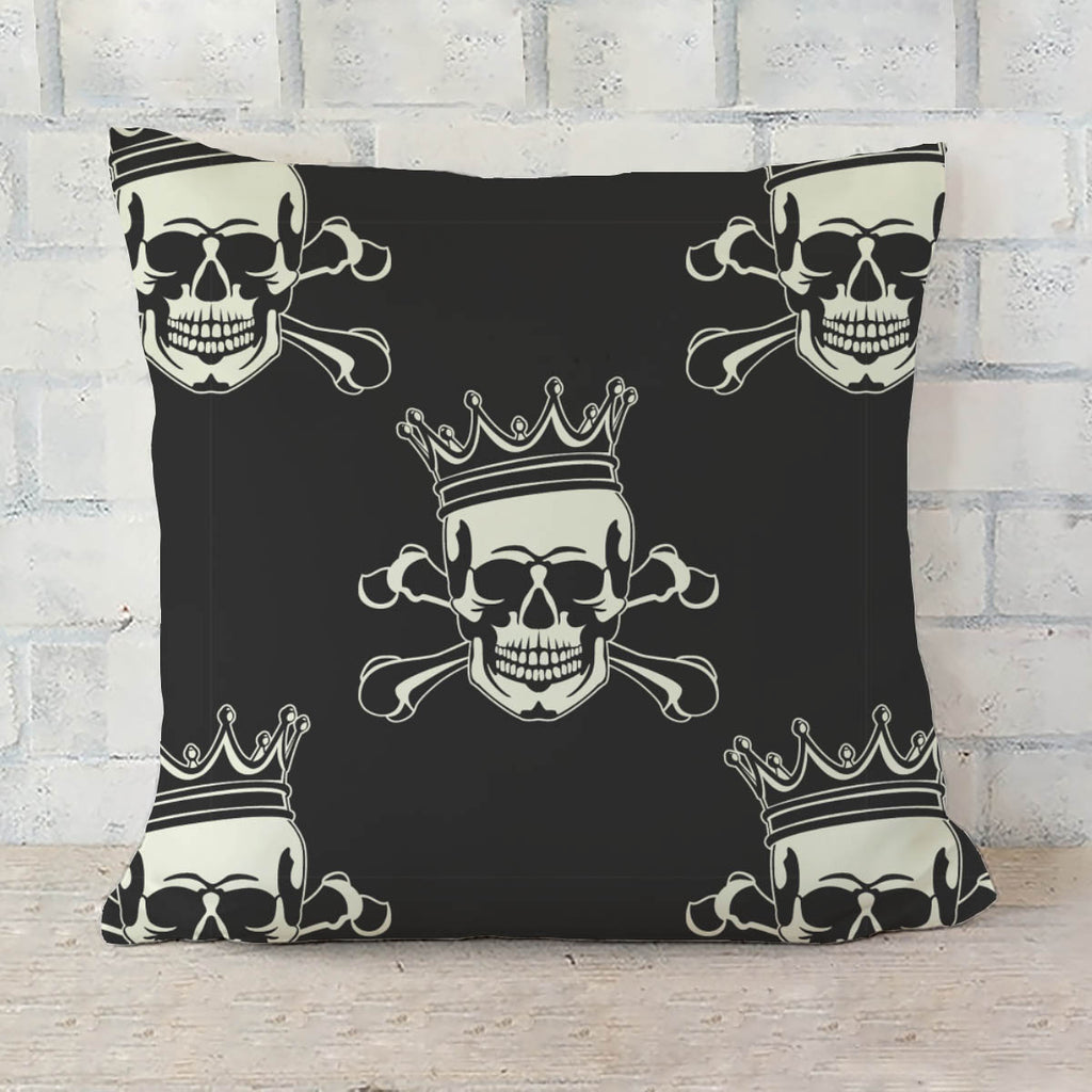 ArtzFolio Crown Skull Cushion Cover Throw Pillow-Cushion Covers-AZHFR14254016CUS_CV_L-Image Code 5007279 Vishnu Image Folio Pvt Ltd, IC 5007279, ArtzFolio, Cushion Covers, Adult, Digital Art, crown, skull, cushion, cover, throw, pillow, the, vector, image, emblem, seamless, sofa throws, single throw pillow, zippered throw pillow cover, satin pillow cover, throw pillow, cushion cover only, cushion cover, pillow cover for sofa, pitaara box, throw cushion, kids cushion cover, square cushion cover, throw pillow