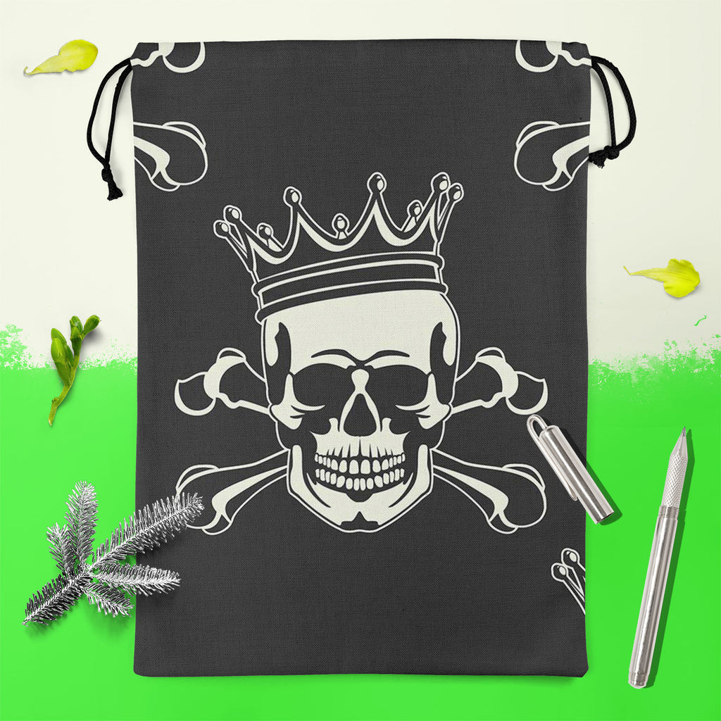 Crown Skull Reusable Sack Bag | Bag for Gym, Storage, Vegetable & Travel-Drawstring Sack Bags-SCK_FB_DS-IC 5007279 IC 5007279, Ancient, Animated Cartoons, Art and Paintings, Black, Black and White, Caricature, Cartoons, Fashion, Historical, Icons, Illustrations, Love, Medieval, Patterns, Romance, Signs, Signs and Symbols, Symbols, Vintage, crown, skull, reusable, sack, bag, for, gym, storage, vegetable, travel, pattern, seamless, skulls, calavera, with, art, backgrounds, bone, cartoon, castle, decoration, e