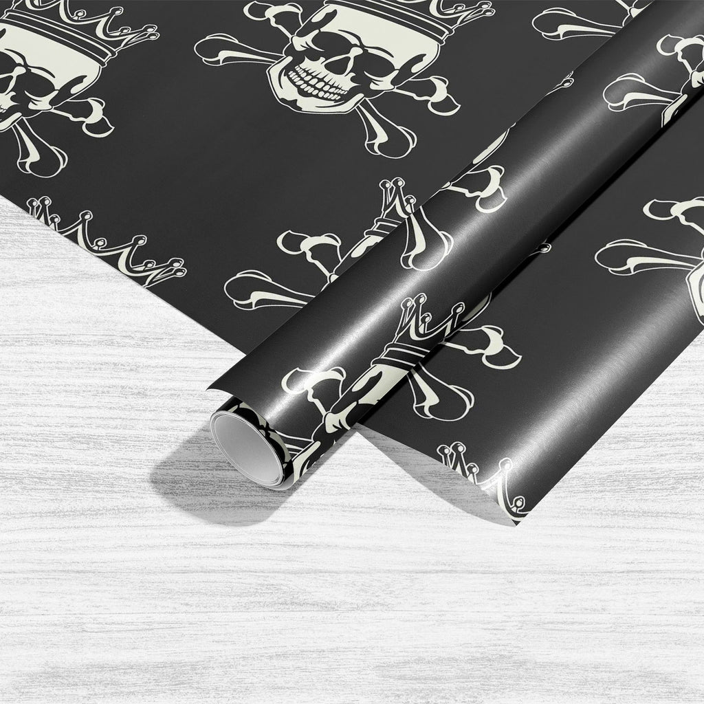 Crown Skull Art & Craft Gift Wrapping Paper-Wrapping Papers-WRP_PP-IC 5007279 IC 5007279, Ancient, Animated Cartoons, Art and Paintings, Black, Black and White, Caricature, Cartoons, Fashion, Historical, Icons, Illustrations, Love, Medieval, Patterns, Romance, Signs, Signs and Symbols, Symbols, Vintage, crown, skull, art, craft, gift, wrapping, paper, pattern, seamless, skulls, calavera, with, backgrounds, bone, cartoon, castle, decoration, element, fabric, history, icon, illustration, image, imagery, jolly