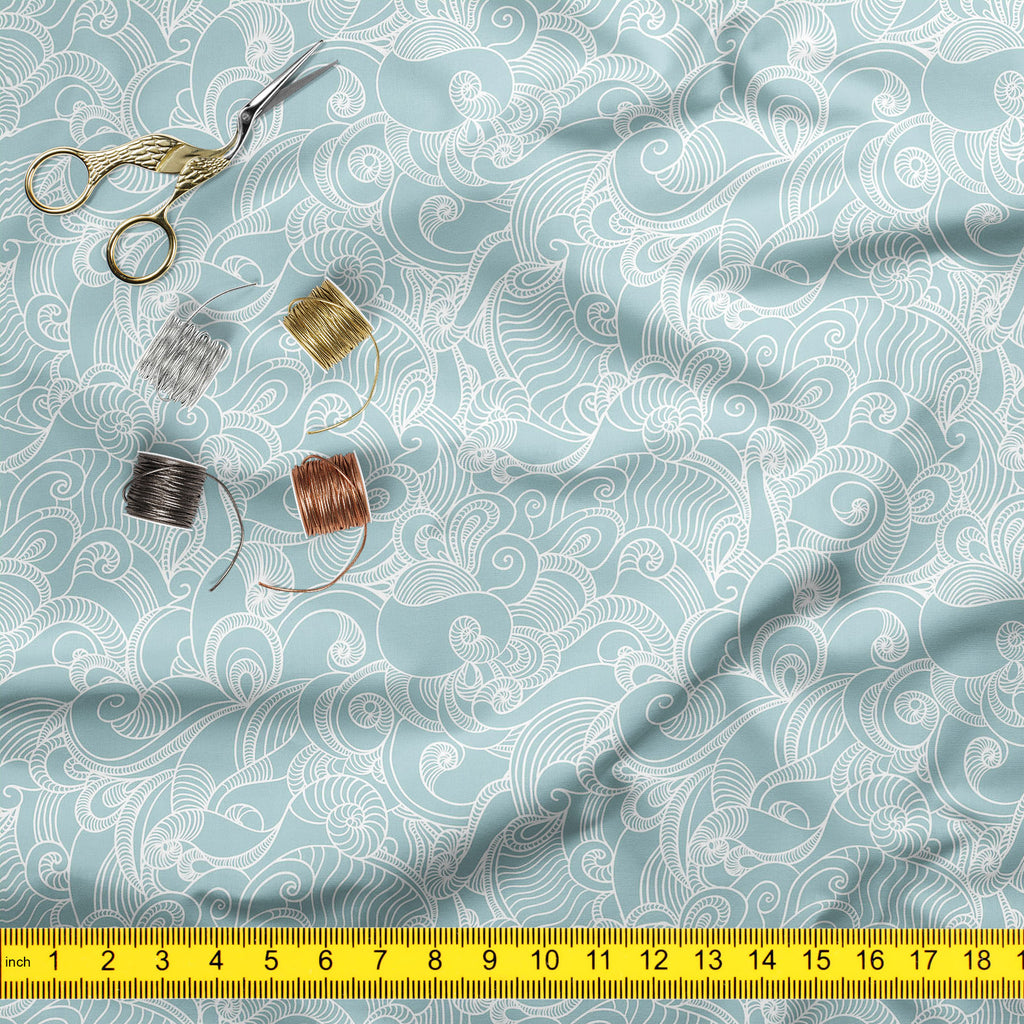 Abstract Wave Sofa Fabric by Metre | Upholstery For Sofa, Curtains & Cushions - Sofa Fabrics - ArtzFolio.com