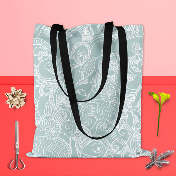 Abstract Wave Tote Bag Shoulder Purse | Multipurpose-Tote Bags Basic-TOT_FB_BS-IC 5007281 IC 5007281, Abstract Expressionism, Abstracts, Animals, Art and Paintings, Botanical, Digital, Digital Art, Fashion, Floral, Flowers, Graphic, Modern Art, Nature, Patterns, Retro, Scenic, Semi Abstract, Signs, Signs and Symbols, Urban, abstract, wave, tote, bag, shoulder, purse, cotton, canvas, fabric, multipurpose, pattern, animal, art, backdrop, background, banner, blue, cloud, curly, decor, decoration, design, doodl