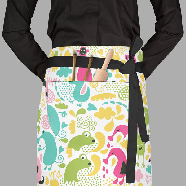 Monsters Apron | Adjustable, Free Size & Waist Tiebacks-Aprons Waist to Feet-APR_WS_FT-IC 5007282 IC 5007282, Animals, Animated Cartoons, Baby, Black and White, Caricature, Cartoons, Children, Comedy, Fantasy, Humor, Humour, Illustrations, Kids, Patterns, Signs, Signs and Symbols, Symbols, White, monsters, full-length, waist, to, feet, apron, poly-cotton, fabric, adjustable, tiebacks, alien, amoeba, animal, background, bacterium, bizarre, cartoon, character, cheerful, child, collection, creature, cute, demo