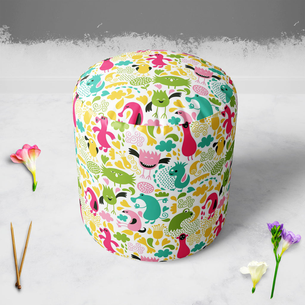 Monsters Footstool Footrest Puffy Pouffe Ottoman Bean Bag | Canvas Fabric-Footstools-FST_CB_BN-IC 5007282 IC 5007282, Animals, Animated Cartoons, Baby, Black and White, Caricature, Cartoons, Children, Comedy, Fantasy, Humor, Humour, Illustrations, Kids, Patterns, Signs, Signs and Symbols, Symbols, White, monsters, footstool, footrest, puffy, pouffe, ottoman, bean, bag, canvas, fabric, alien, amoeba, animal, background, bacterium, bizarre, cartoon, character, cheerful, child, collection, creature, cute, demo