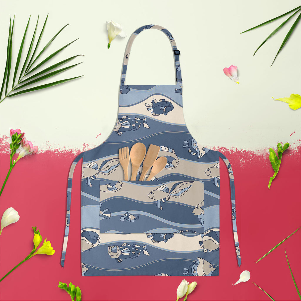 Fish Aquarium Apron | Adjustable, Free Size & Waist Tiebacks-Aprons Neck to Knee-APR_NK_KN-IC 5007283 IC 5007283, Animals, Animated Cartoons, Automobiles, Birds, Botanical, Caricature, Cartoons, Decorative, Digital, Digital Art, Fantasy, Floral, Flowers, Graphic, Illustrations, Nature, Patterns, Scenic, Stripes, Transportation, Travel, Tropical, Vehicles, Wildlife, fish, aquarium, apron, adjustable, free, size, waist, tiebacks, animal, aquatic, background, beautiful, bird, blue, cartoon, colors, cute, decor