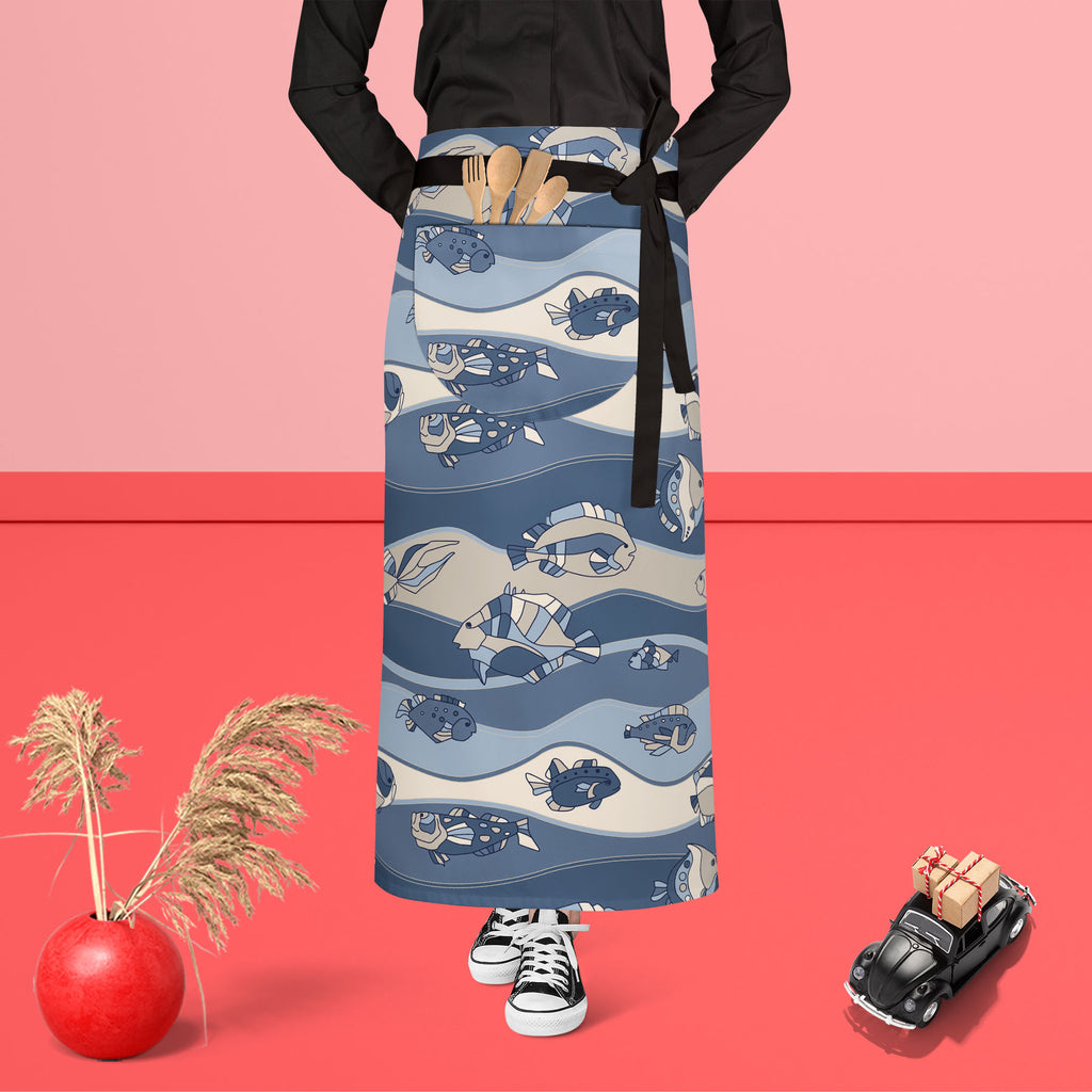 Fish Aquarium Apron | Adjustable, Free Size & Waist Tiebacks-Aprons Waist to Feet-APR_WS_FT-IC 5007283 IC 5007283, Animals, Animated Cartoons, Automobiles, Birds, Botanical, Caricature, Cartoons, Decorative, Digital, Digital Art, Fantasy, Floral, Flowers, Graphic, Illustrations, Nature, Patterns, Scenic, Stripes, Transportation, Travel, Tropical, Vehicles, Wildlife, fish, aquarium, apron, adjustable, free, size, waist, tiebacks, animal, aquatic, background, beautiful, bird, blue, cartoon, colors, cute, deco