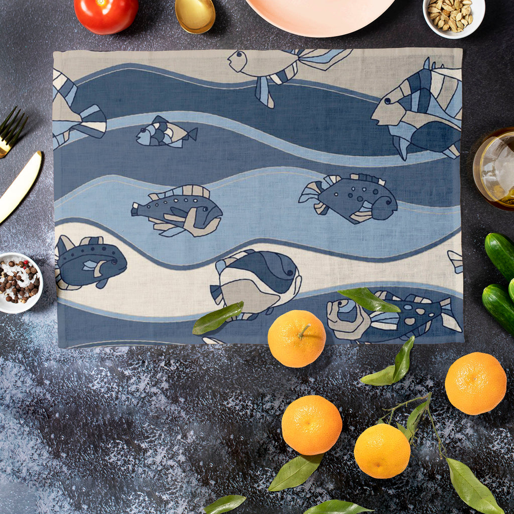 Fish Aquarium Table Mat Placemat-Table Place Mats Fabric-MAT_TB-IC 5007283 IC 5007283, Animals, Animated Cartoons, Automobiles, Birds, Botanical, Caricature, Cartoons, Decorative, Digital, Digital Art, Fantasy, Floral, Flowers, Graphic, Illustrations, Nature, Patterns, Scenic, Stripes, Transportation, Travel, Tropical, Vehicles, Wildlife, fish, aquarium, table, mat, placemat, animal, aquatic, background, beautiful, bird, blue, cartoon, colors, cute, decor, decorated, deep, dive, exotic, fabric, fauna, feed,
