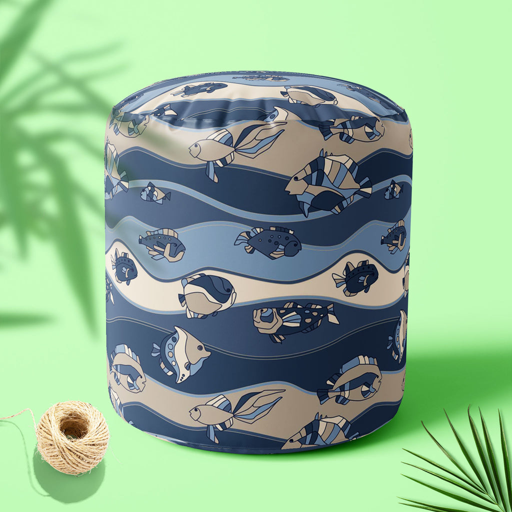 Fish Aquarium Footstool Footrest Puffy Pouffe Ottoman Bean Bag | Canvas Fabric-Footstools-FST_CB_BN-IC 5007283 IC 5007283, Animals, Animated Cartoons, Automobiles, Birds, Botanical, Caricature, Cartoons, Decorative, Digital, Digital Art, Fantasy, Floral, Flowers, Graphic, Illustrations, Nature, Patterns, Scenic, Stripes, Transportation, Travel, Tropical, Vehicles, Wildlife, fish, aquarium, footstool, footrest, puffy, pouffe, ottoman, bean, bag, canvas, fabric, animal, aquatic, background, beautiful, bird, b