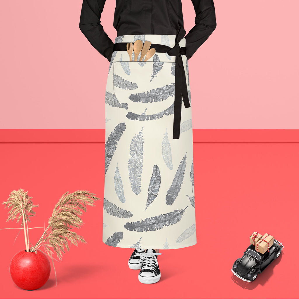 Feathery Apron | Adjustable, Free Size & Waist Tiebacks-Aprons Waist to Feet-APR_WS_FT-IC 5007284 IC 5007284, Ancient, Arrows, Art and Paintings, Birds, Black, Black and White, Calligraphy, Decorative, Drawing, Historical, Illustrations, Medieval, Modern Art, Nature, Patterns, Scenic, Signs, Signs and Symbols, Sketches, Symbols, Vintage, Wildlife, feathery, apron, adjustable, free, size, waist, tiebacks, feather, pattern, feathers, seamless, bird, wallpaper, literature, muster, background, art, author, beau