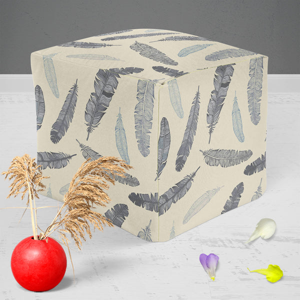 Feathery Footstool Footrest Puffy Pouffe Ottoman Bean Bag | Canvas Fabric-Footstools-FST_CB_BN-IC 5007284 IC 5007284, Ancient, Arrows, Art and Paintings, Birds, Black, Black and White, Calligraphy, Decorative, Drawing, Historical, Illustrations, Medieval, Modern Art, Nature, Patterns, Scenic, Signs, Signs and Symbols, Sketches, Symbols, Vintage, Wildlife, feathery, puffy, pouffe, ottoman, footstool, footrest, bean, bag, canvas, fabric, feather, pattern, feathers, seamless, bird, wallpaper, literature, muste