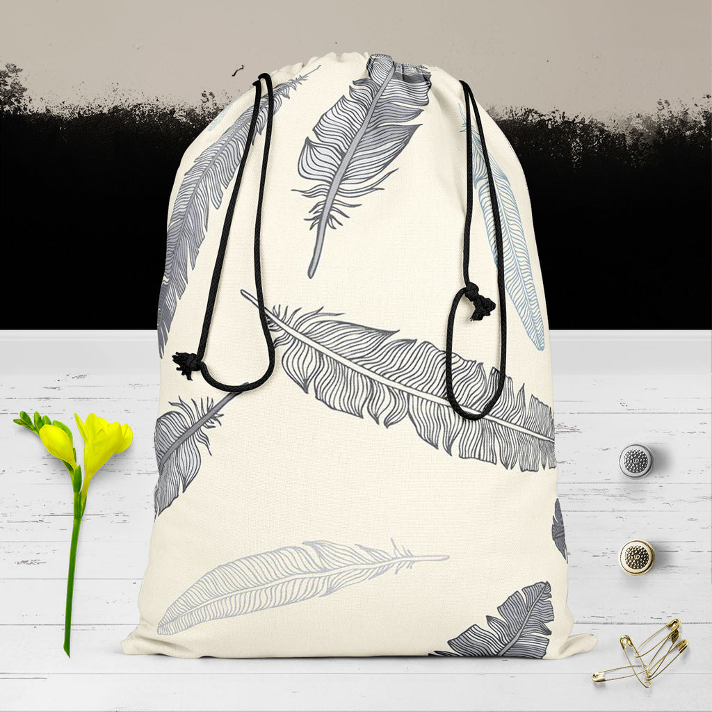 Feathery Reusable Sack Bag | Bag for Gym, Storage, Vegetable & Travel-Drawstring Sack Bags-SCK_FB_DS-IC 5007284 IC 5007284, Ancient, Arrows, Art and Paintings, Birds, Black, Black and White, Calligraphy, Decorative, Drawing, Historical, Illustrations, Medieval, Modern Art, Nature, Patterns, Scenic, Signs, Signs and Symbols, Sketches, Symbols, Vintage, Wildlife, feathery, reusable, sack, bag, for, gym, storage, vegetable, travel, feather, pattern, feathers, seamless, bird, wallpaper, literature, muster, back