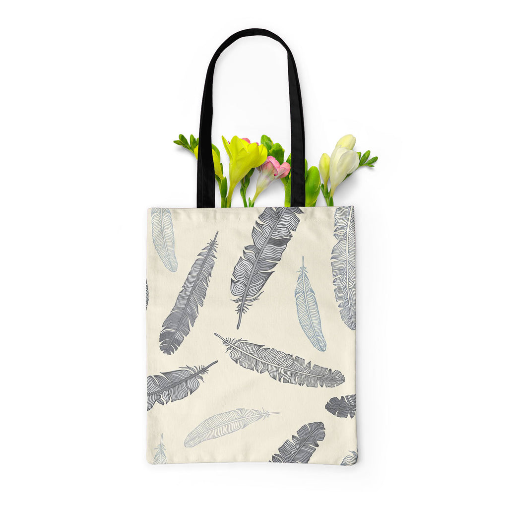Feathery Tote Bag Shoulder Purse | Multipurpose-Tote Bags Basic-TOT_FB_BS-IC 5007284 IC 5007284, Ancient, Arrows, Art and Paintings, Birds, Black, Black and White, Calligraphy, Decorative, Drawing, Historical, Illustrations, Medieval, Modern Art, Nature, Patterns, Scenic, Signs, Signs and Symbols, Sketches, Symbols, Vintage, Wildlife, feathery, tote, bag, shoulder, purse, multipurpose, feather, pattern, feathers, seamless, bird, wallpaper, literature, muster, background, art, author, beauty, clip, color, cr