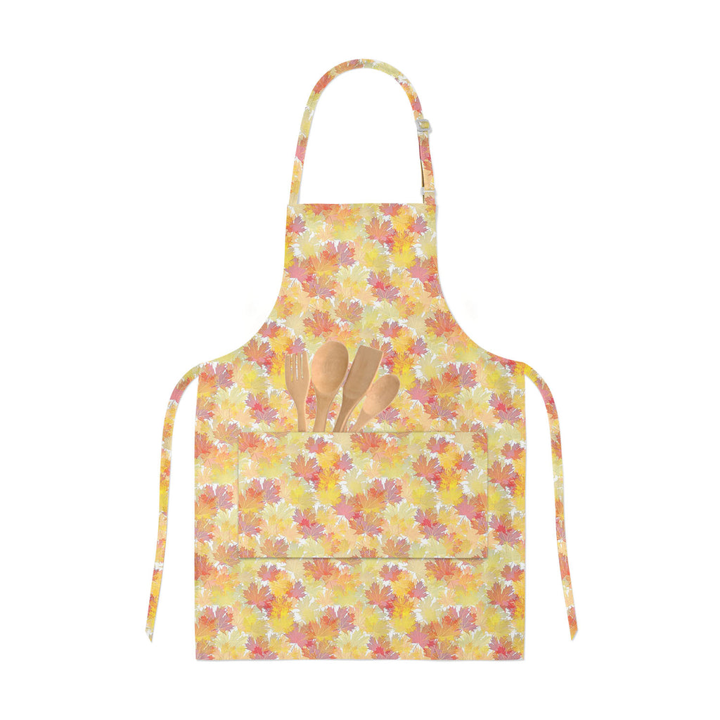 Autumn Leaves Apron | Adjustable, Free Size & Waist Tiebacks-Aprons Neck to Knee-APR_NK_KN-IC 5007285 IC 5007285, Abstract Expressionism, Abstracts, Art and Paintings, Botanical, Decorative, Floral, Flowers, Holidays, Illustrations, Nature, Patterns, Scenic, Seasons, Semi Abstract, Signs, Signs and Symbols, Space, Wooden, autumn, leaves, apron, adjustable, free, size, waist, tiebacks, september, abstract, art, backdrop, background, banner, botany, branch, bright, card, color, colorful, decoration, design, e