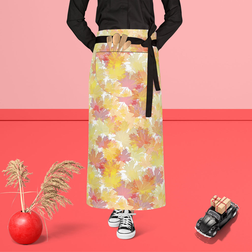 Autumn Leaves D2 Apron | Adjustable, Free Size & Waist Tiebacks-Aprons Waist to Feet-APR_WS_FT-IC 5007285 IC 5007285, Abstract Expressionism, Abstracts, Art and Paintings, Botanical, Decorative, Floral, Flowers, Holidays, Illustrations, Nature, Patterns, Scenic, Seasons, Semi Abstract, Signs, Signs and Symbols, Space, Wooden, autumn, leaves, d2, apron, adjustable, free, size, waist, tiebacks, september, abstract, art, backdrop, background, banner, botany, branch, bright, card, color, colorful, decoration, d