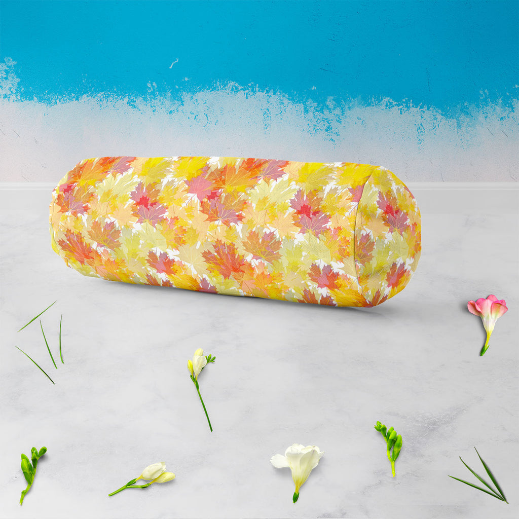 Autumn Leaves D2 Bolster Cover Booster Cases | Concealed Zipper Opening-Bolster Covers-BOL_CV_ZP-IC 5007285 IC 5007285, Abstract Expressionism, Abstracts, Art and Paintings, Botanical, Decorative, Floral, Flowers, Holidays, Illustrations, Nature, Patterns, Scenic, Seasons, Semi Abstract, Signs, Signs and Symbols, Space, Wooden, autumn, leaves, d2, bolster, cover, booster, cases, concealed, zipper, opening, september, abstract, art, backdrop, background, banner, botany, branch, bright, card, color, colorful,