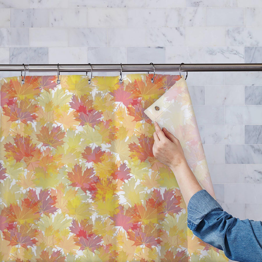 Autumn Leaves D2 Washable Waterproof Shower Curtain-Shower Curtains-CUR_SH-IC 5007285 IC 5007285, Abstract Expressionism, Abstracts, Art and Paintings, Botanical, Decorative, Floral, Flowers, Holidays, Illustrations, Nature, Patterns, Scenic, Seasons, Semi Abstract, Signs, Signs and Symbols, Space, Wooden, autumn, leaves, d2, washable, waterproof, shower, curtain, september, abstract, art, backdrop, background, banner, botany, branch, bright, card, color, colorful, decoration, design, environment, fabric, f