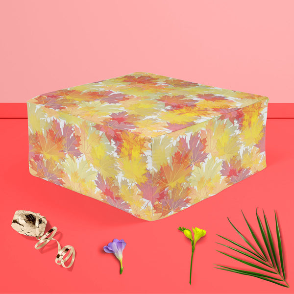Autumn Leaves D2 Footstool Footrest Puffy Pouffe Ottoman Bean Bag | Canvas Fabric-Footstools-FST_CB_BN-IC 5007285 IC 5007285, Abstract Expressionism, Abstracts, Art and Paintings, Botanical, Decorative, Floral, Flowers, Holidays, Illustrations, Nature, Patterns, Scenic, Seasons, Semi Abstract, Signs, Signs and Symbols, Space, Wooden, autumn, leaves, d2, footstool, footrest, puffy, pouffe, ottoman, bean, bag, floor, cushion, pillow, canvas, fabric, september, abstract, art, backdrop, background, banner, bota