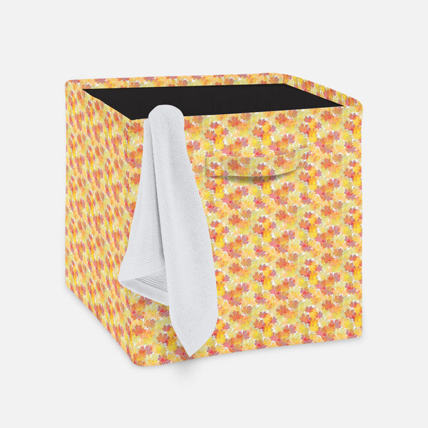 Autumn Leaves Foldable Open Storage Bin | Organizer Box, Toy Basket, Shelf Box, Laundry Bag | Canvas Fabric-Storage Bins-STR_BI_CB-IC 5007285 IC 5007285, Abstract Expressionism, Abstracts, Art and Paintings, Botanical, Decorative, Floral, Flowers, Holidays, Illustrations, Nature, Patterns, Scenic, Seasons, Semi Abstract, Signs, Signs and Symbols, Space, Wooden, autumn, leaves, foldable, open, storage, bin, organizer, box, toy, basket, shelf, laundry, bag, canvas, fabric, september, abstract, art, backdrop, 