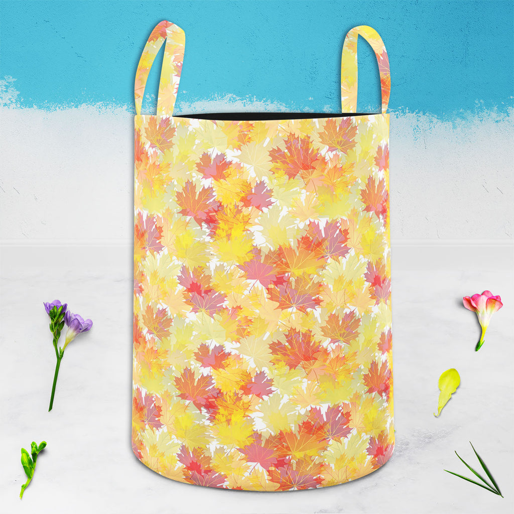 Autumn Leaves D2 Foldable Open Storage Bin | Organizer Box, Toy Basket, Shelf Box, Laundry Bag | Canvas Fabric-Storage Bins-STR_BI_CB-IC 5007285 IC 5007285, Abstract Expressionism, Abstracts, Art and Paintings, Botanical, Decorative, Floral, Flowers, Holidays, Illustrations, Nature, Patterns, Scenic, Seasons, Semi Abstract, Signs, Signs and Symbols, Space, Wooden, autumn, leaves, d2, foldable, open, storage, bin, organizer, box, toy, basket, shelf, laundry, bag, canvas, fabric, september, abstract, art, bac