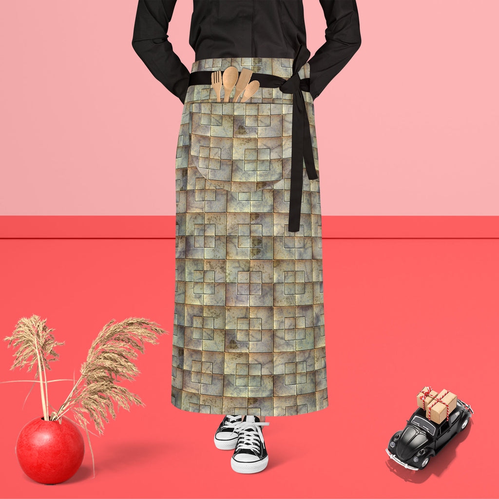 Tiled Art D2 Apron | Adjustable, Free Size & Waist Tiebacks-Aprons Waist to Feet-APR_WS_FT-IC 5007286 IC 5007286, Modern Art, Patterns, Signs, Signs and Symbols, Metallic, tiled, art, d2, apron, adjustable, free, size, waist, tiebacks, alloy, aluminium, aluminum, background, blank, bright, brushed, design, durable, empty, floor, grey, grunge, hard, heavy, highlight, industrial, industry, iron, lines, material, metal, modern, new, old, plate, polished, reflection, reflective, rough, seamless, sheet, shiny, s