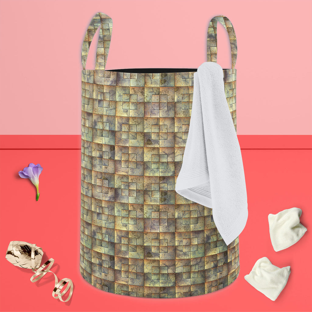 Tiled Art D2 Foldable Open Storage Bin | Organizer Box, Toy Basket, Shelf Box, Laundry Bag | Canvas Fabric-Storage Bins-STR_BI_CB-IC 5007286 IC 5007286, Modern Art, Patterns, Signs, Signs and Symbols, Metallic, tiled, art, d2, foldable, open, storage, bin, organizer, box, toy, basket, shelf, laundry, bag, canvas, fabric, alloy, aluminium, aluminum, background, blank, bright, brushed, design, durable, empty, floor, grey, grunge, hard, heavy, highlight, industrial, industry, iron, lines, material, metal, mode