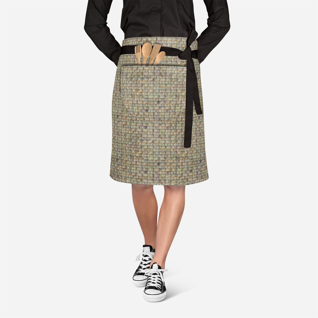 Tiled Art Apron | Adjustable, Free Size & Waist Tiebacks-Apron Waist to Feet-APR_WS_KN-IC 5007287 IC 5007287, Modern Art, Patterns, Signs, Signs and Symbols, Metallic, tiled, art, apron, adjustable, free, size, waist, tiebacks, alloy, aluminium, aluminum, background, blank, bright, brushed, design, durable, empty, floor, grey, grunge, hard, heavy, highlight, industrial, industry, iron, lines, material, metal, modern, new, old, plate, polished, reflection, reflective, rough, seamless, sheet, shiny, smooth, s