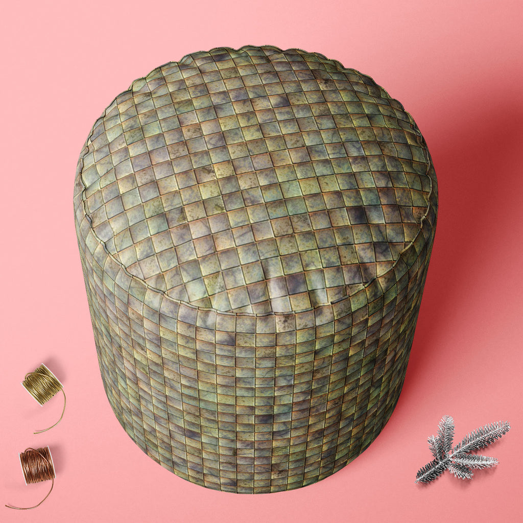 Tiled Art D3 Footstool Footrest Puffy Pouffe Ottoman Bean Bag | Canvas Fabric-Footstools-FST_CB_BN-IC 5007287 IC 5007287, Modern Art, Patterns, Signs, Signs and Symbols, Metallic, tiled, art, d3, footstool, footrest, puffy, pouffe, ottoman, bean, bag, canvas, fabric, alloy, aluminium, aluminum, background, blank, bright, brushed, design, durable, empty, floor, grey, grunge, hard, heavy, highlight, industrial, industry, iron, lines, material, metal, modern, new, old, plate, polished, reflection, reflective, 