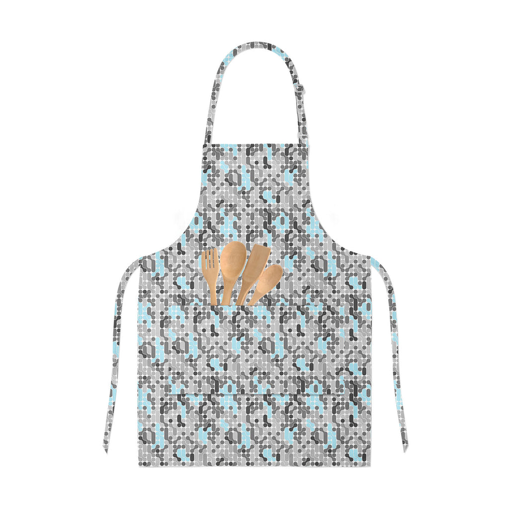 Abstract Geometric Apron | Adjustable, Free Size & Waist Tiebacks - Aprons Neck to Knee - ArtzFolio.com