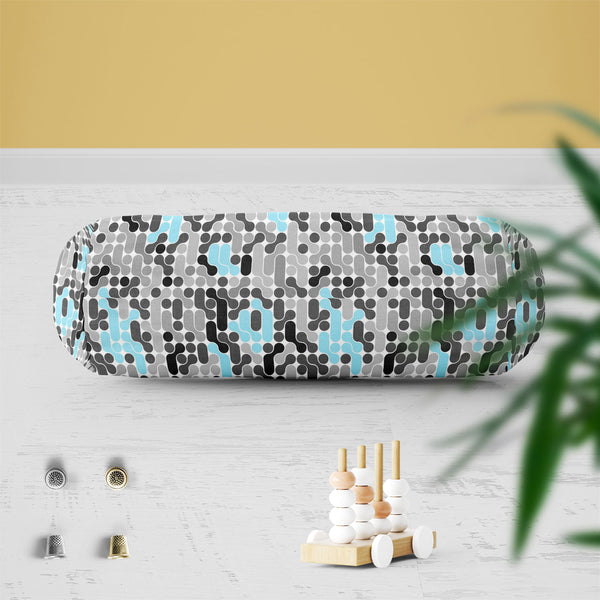 Abstract Geometric D2 Bolster Cover Booster Cases | Concealed Zipper Opening-Bolster Covers-BOL_CV_ZP-IC 5007288 IC 5007288, Abstract Expressionism, Abstracts, Ancient, Art and Paintings, Circle, Decorative, Digital, Digital Art, Drawing, Fashion, Geometric, Geometric Abstraction, Graphic, Historical, Illustrations, Medieval, Modern Art, Patterns, Retro, Semi Abstract, Signs, Signs and Symbols, Vintage, abstract, d2, bolster, cover, booster, cases, zipper, opening, poly, cotton, fabric, texture, background,