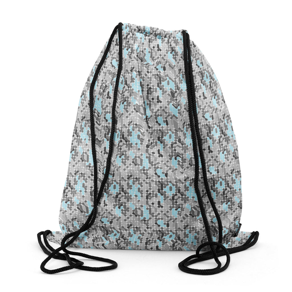 Abstract Geometric Backpack for Students | College & Travel Bag - Backpacks - ArtzFolio.com