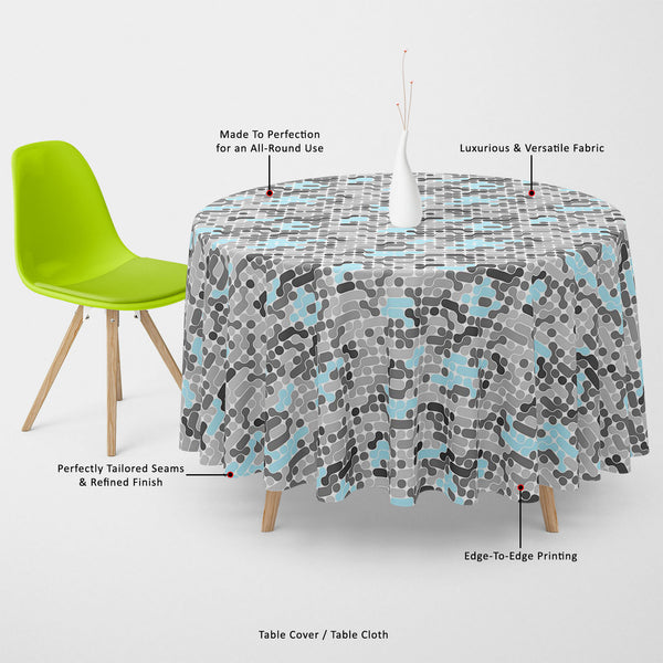 Abstract Geometric Table Cloth Cover-Table Covers-CVR_TB_RD-IC 5007288 IC 5007288, Abstract Expressionism, Abstracts, Ancient, Art and Paintings, Circle, Decorative, Digital, Digital Art, Drawing, Fashion, Geometric, Geometric Abstraction, Graphic, Historical, Illustrations, Medieval, Modern Art, Patterns, Retro, Semi Abstract, Signs, Signs and Symbols, Vintage, abstract, table, cloth, cover, canvas, fabric, texture, background, fondo, design, textile, art, artwork, backdrop, collection, curly, decoration, 