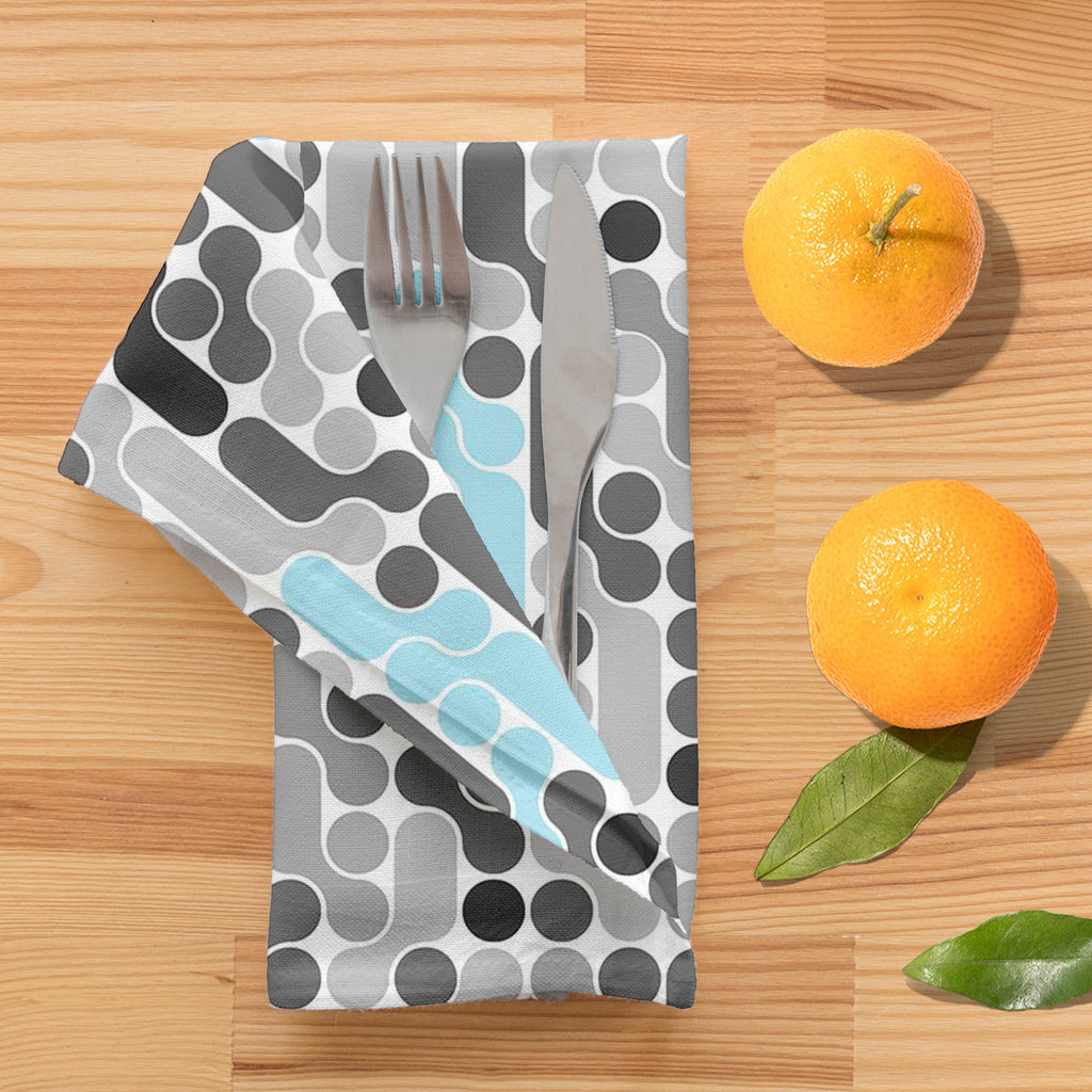 Abstract Geometric D2 Table Napkin - Table Napkins - ArtzFolio.com