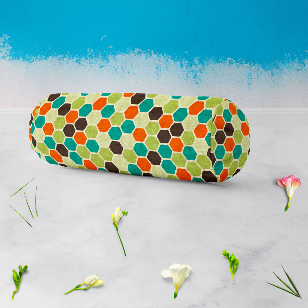 Retro Style D2 Bolster Cover Booster Cases | Concealed Zipper Opening-Bolster Covers-BOL_CV_ZP-IC 5007289 IC 5007289, Abstract Expressionism, Abstracts, Ancient, Art and Paintings, Books, Circle, Decorative, Digital, Digital Art, Fashion, Geometric, Geometric Abstraction, Graphic, Historical, Illustrations, Medieval, Modern Art, Patterns, Retro, Semi Abstract, Signs, Signs and Symbols, Urban, Vintage, style, d2, bolster, cover, booster, cases, concealed, zipper, opening, abstract, art, backdrop, background,