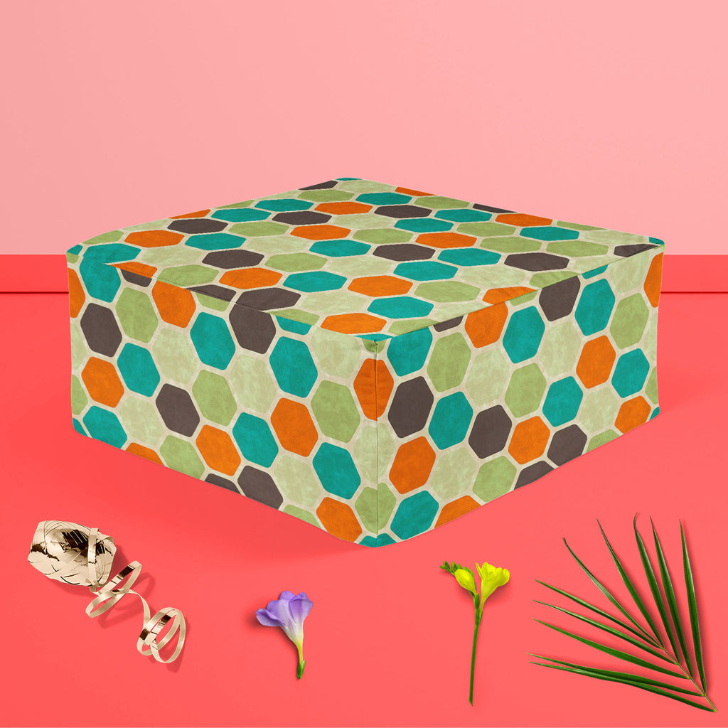 Retro Style D2 Footstool Footrest Puffy Pouffe Ottoman Bean Bag | Canvas Fabric-Footstools-FST_CB_BN-IC 5007289 IC 5007289, Abstract Expressionism, Abstracts, Ancient, Art and Paintings, Books, Circle, Decorative, Digital, Digital Art, Fashion, Geometric, Geometric Abstraction, Graphic, Historical, Illustrations, Medieval, Modern Art, Patterns, Retro, Semi Abstract, Signs, Signs and Symbols, Urban, Vintage, style, d2, footstool, footrest, puffy, pouffe, ottoman, bean, bag, canvas, fabric, abstract, art, bac